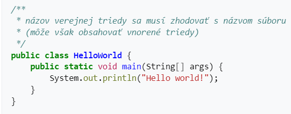 java